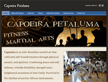 Tablet Screenshot of capoeirapetaluma.com